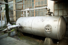 Photo of an Industrial Holding Tank in Elmvale